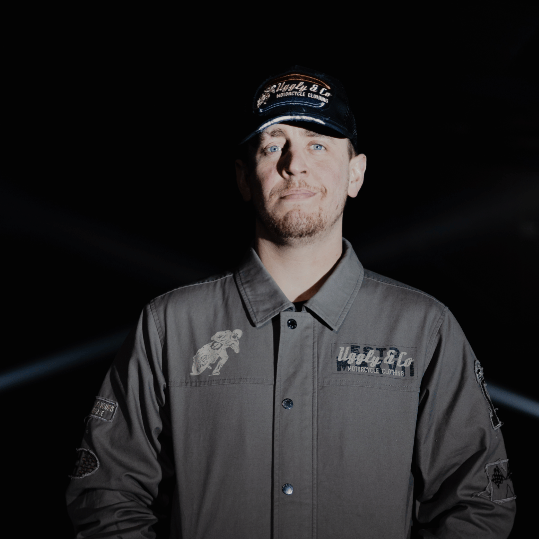 Black Flattrack Cap