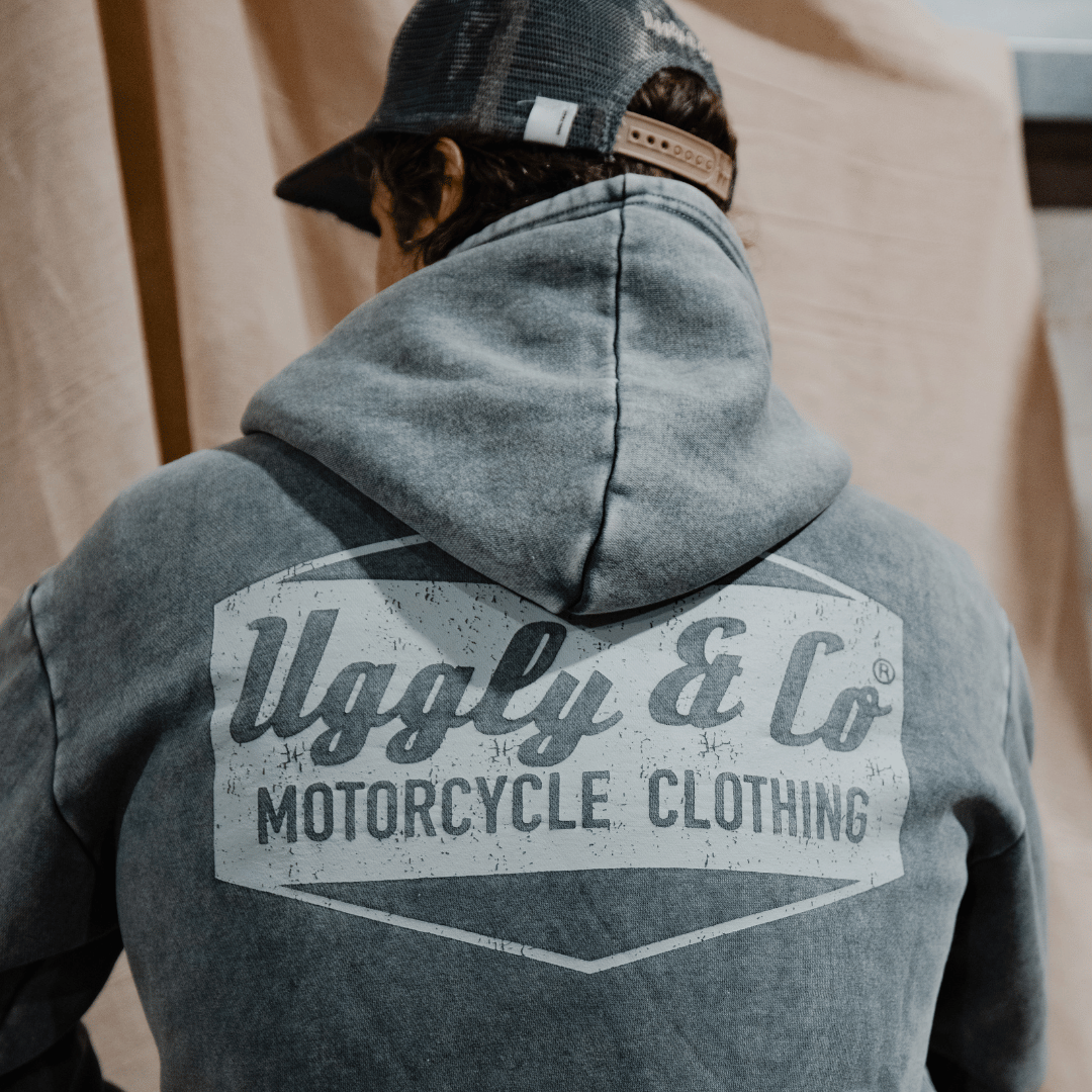 Blue Diamond Acid Wash Hoodie