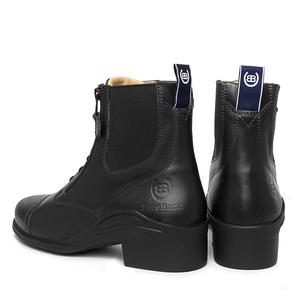 Bramham Zip Jodhpur Boots - Black