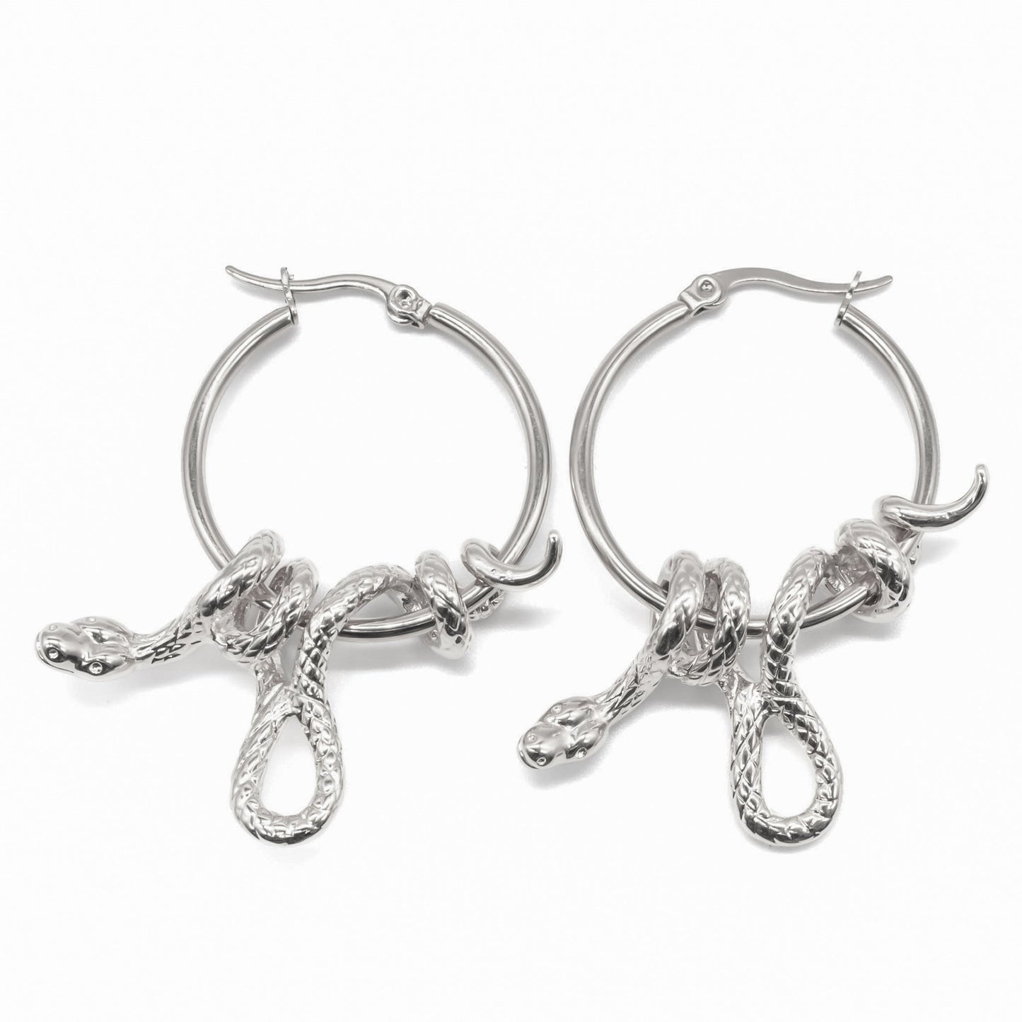 Serpent's Lair Snake Earrings