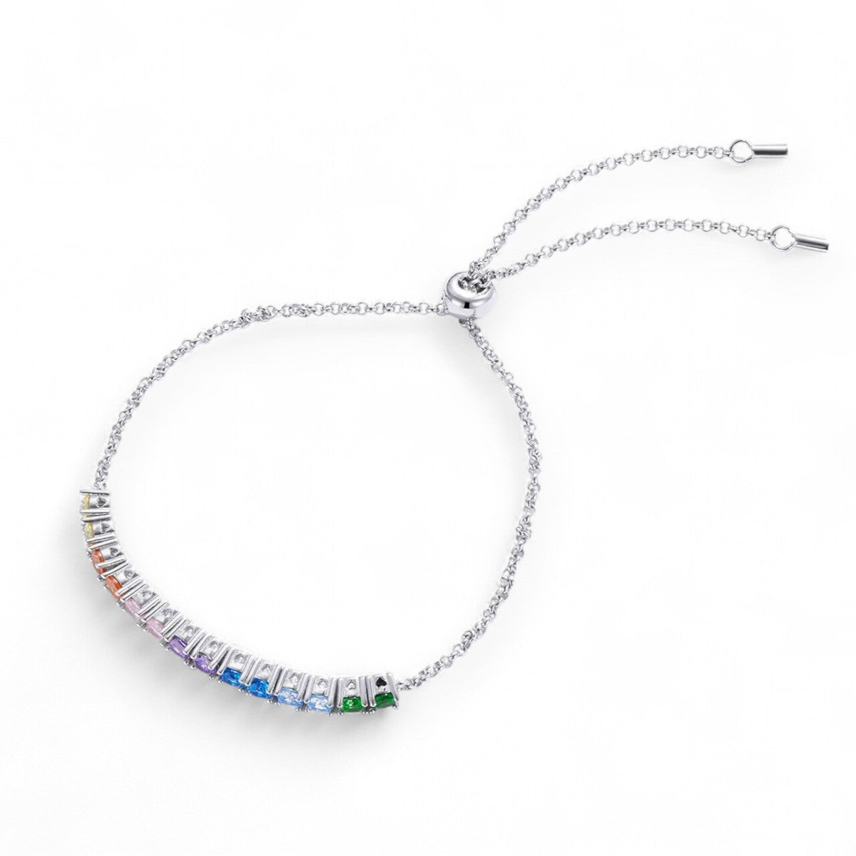 Rainbow Bolo Bracelet