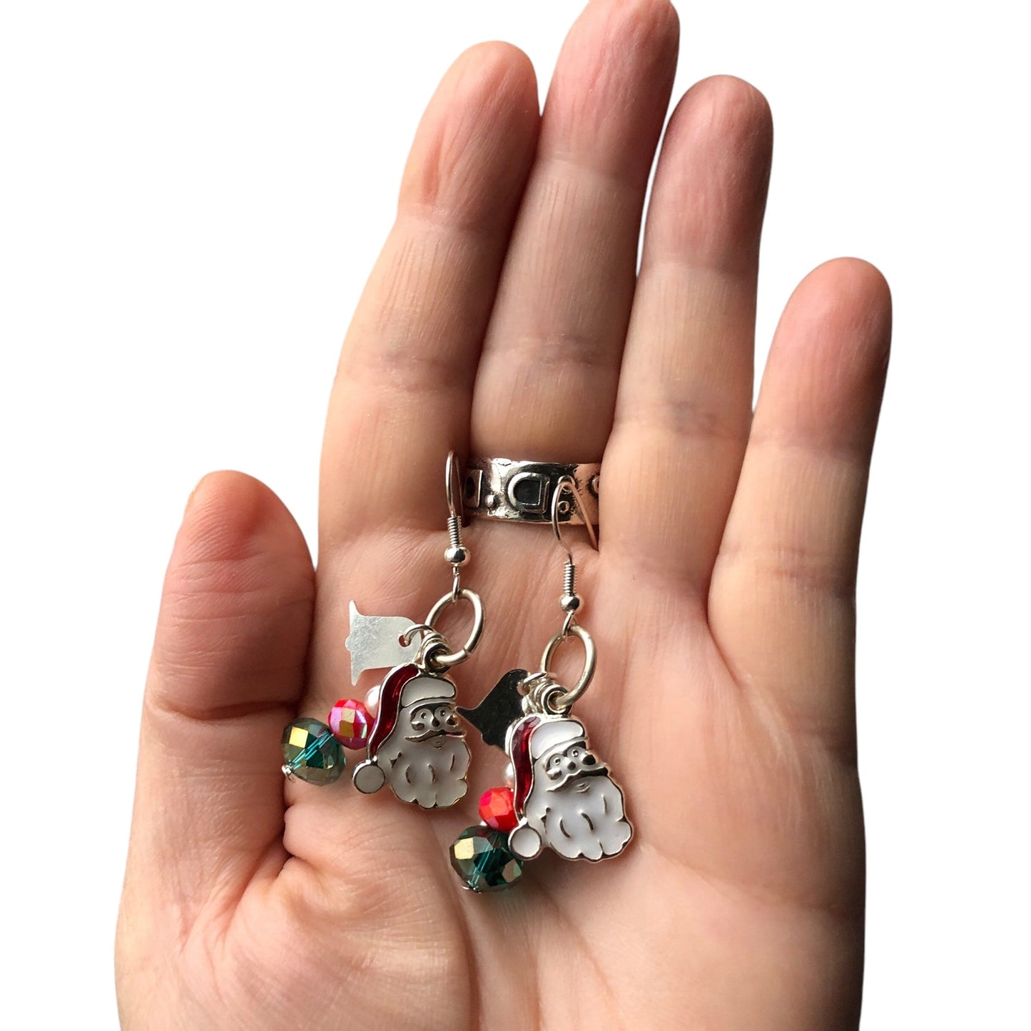Santa Claus Dangle Earrings