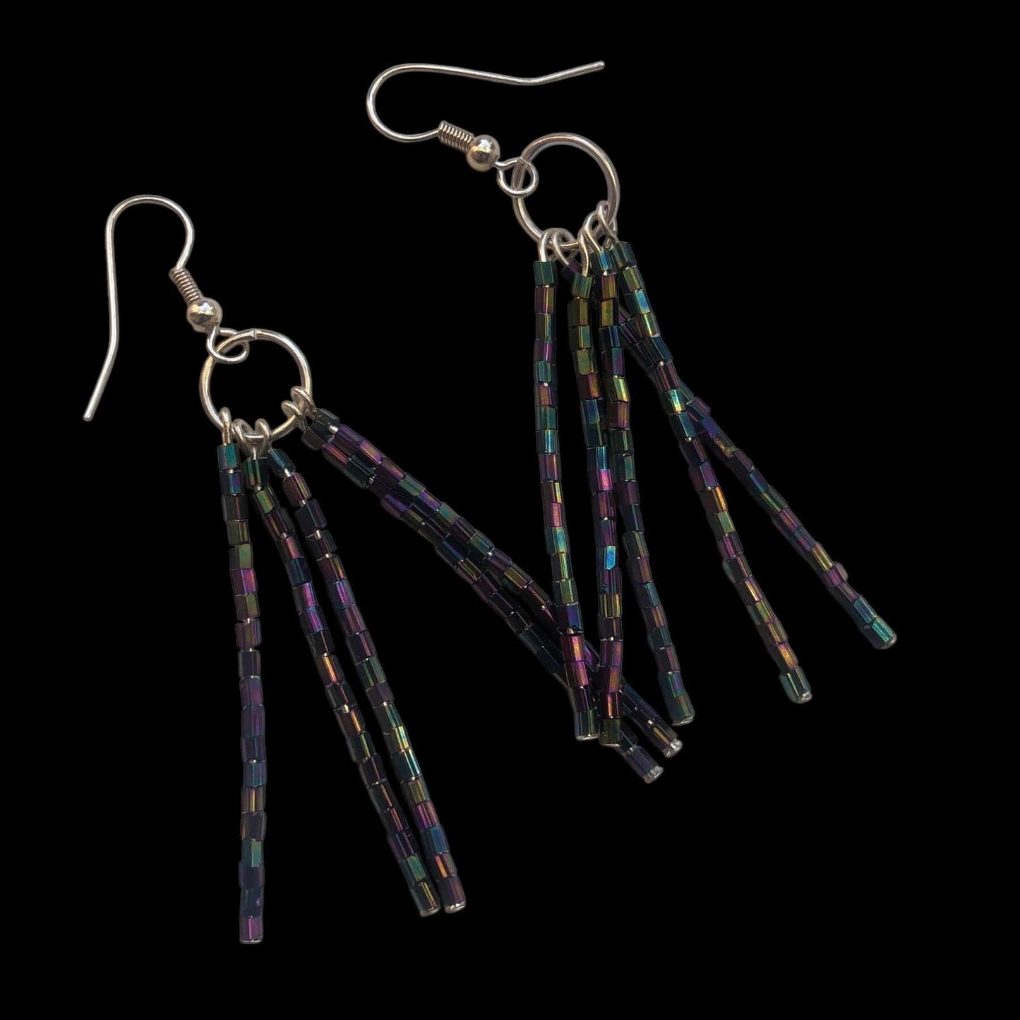 Shimmering AB Crystal Beaded Earrings
