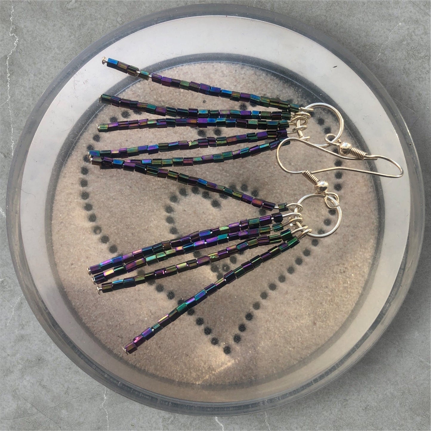 Shimmering AB Crystal Beaded Earrings