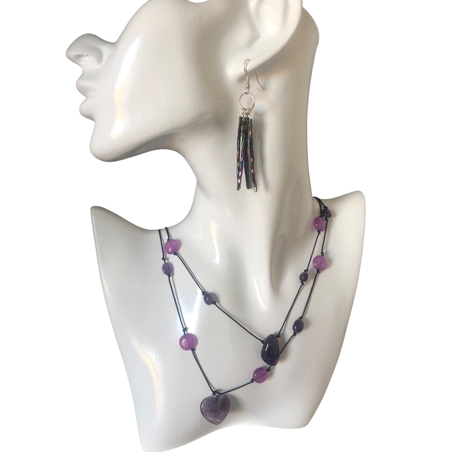 Shimmering AB Crystal Beaded Earrings