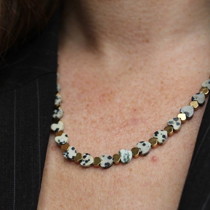 Mira Stainless Heart Necklace - Image 4